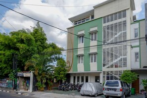 Voorkant van accommodatie