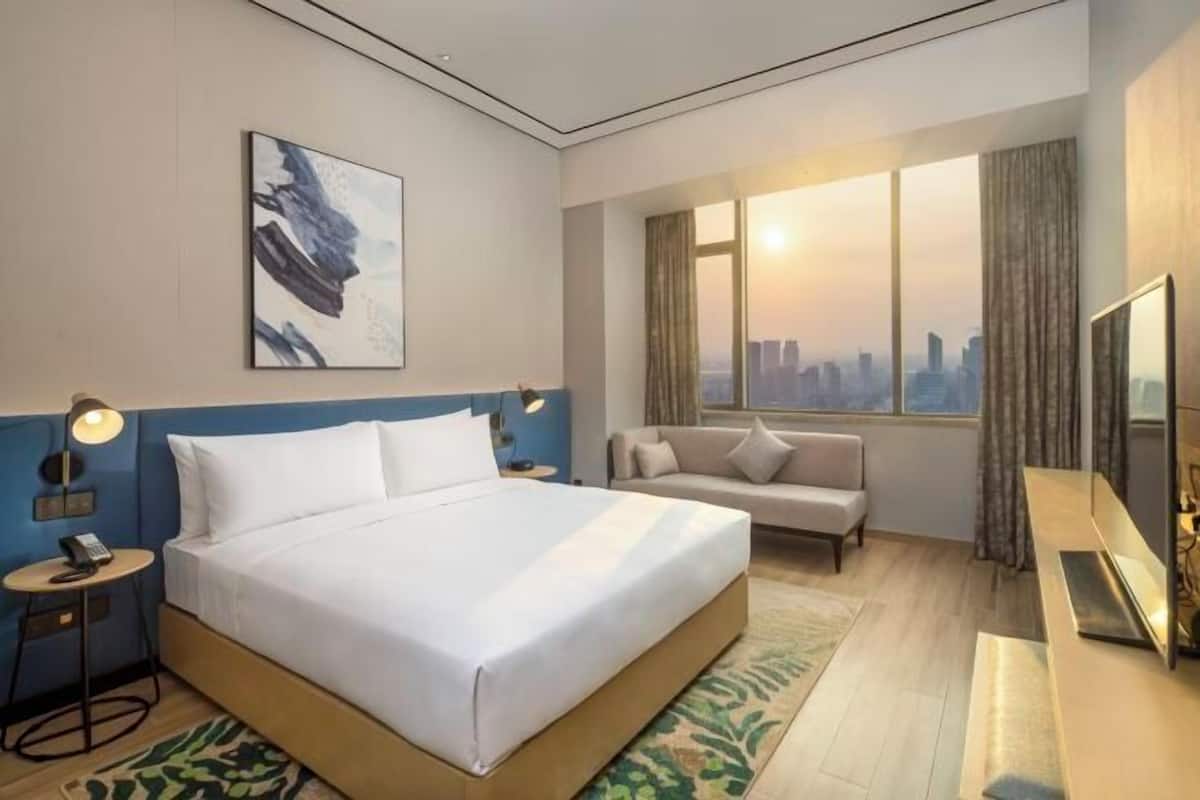 1 chambre, literie de qualité supérieure, couette en duvet d'oie
