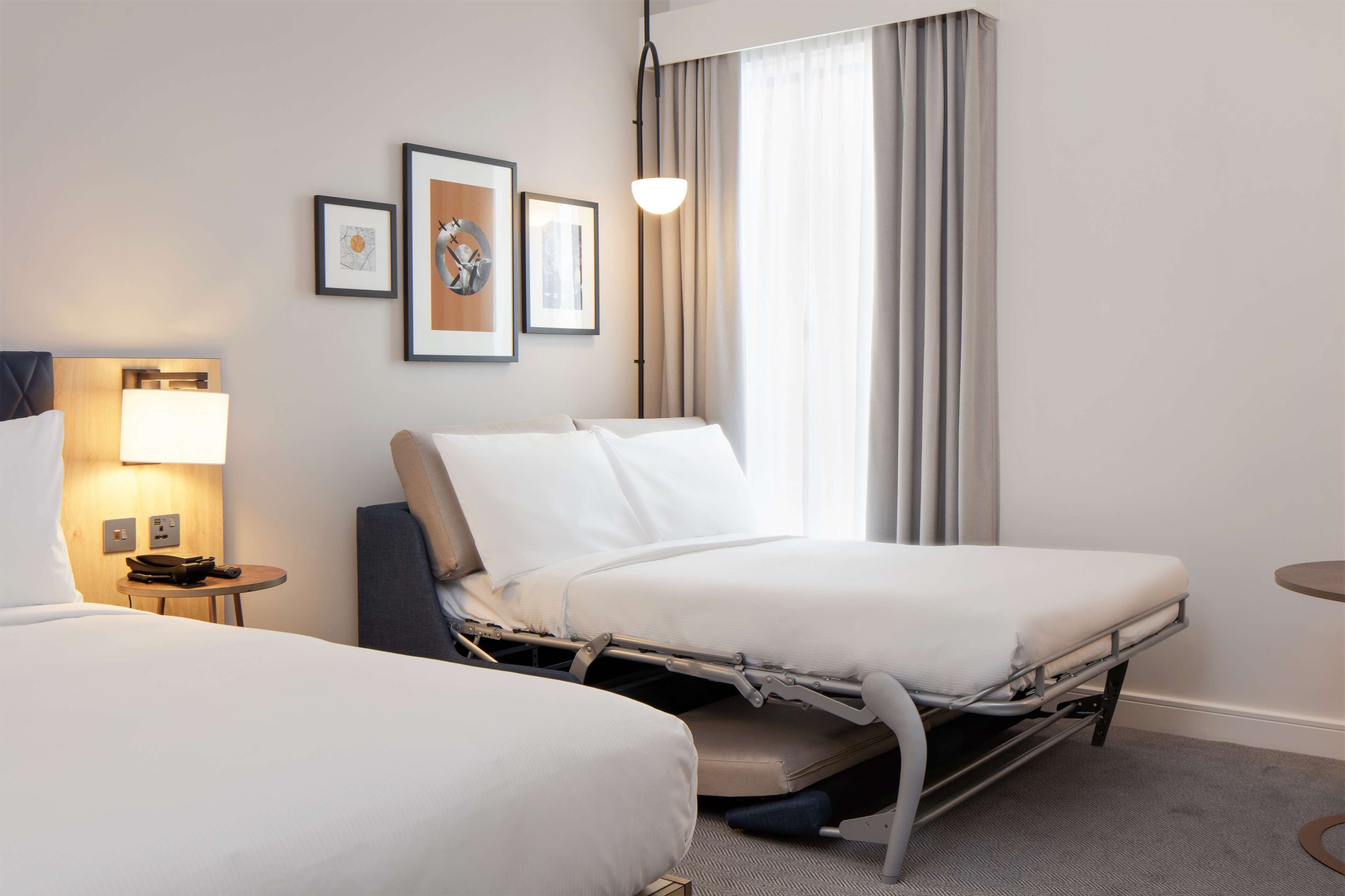 room, 1 queen bed with sofa bed | 1 bedroom, premium bedding, in-room safe, individually furnished