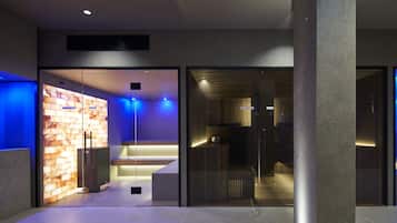 Sale per trattamenti di coppia, sauna, vasca idromassaggio, bagno turco