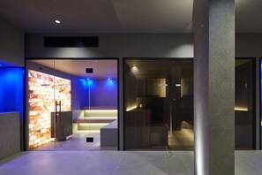 Behandlungsräume für Paare, Sauna, Whirlpool, Dampfbad