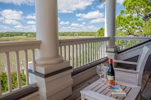 Outdoor dining - New to rental market, private dock, amazing view! (Kiawah Island)