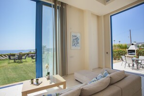 Living area - You and Your Family will love this Seafront Villa, Protaras Villa 1540 (Protaras)