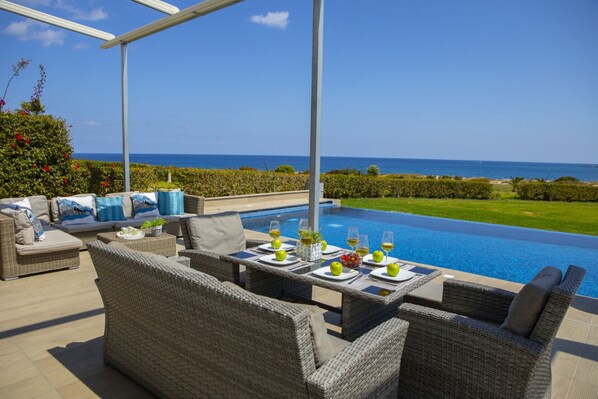 Pool - You and Your Family will love this Seafront Villa, Protaras Villa 1540 (Protaras)