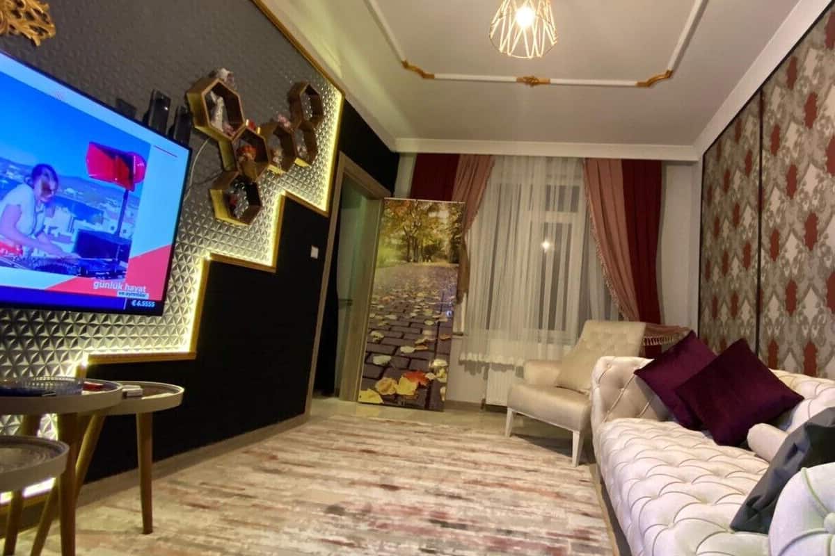 Departamento estándar, balcón | Sala de estar