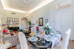 Dining - THE MEDIEVAL PENTHOUSE, Indulge among History in a Luxury 5 Bedrooms Apartment (Lucca)