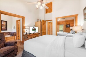 2 soverom, strykejern/-brett, wi-fi (inkludert) og sengetøy