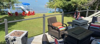 Torch Lake Family Friendly Lakefront Home - Prime Summer Weeks Available