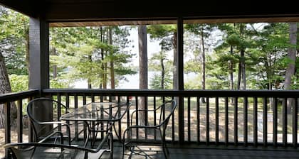 All 4 lakefront condos! Private beach, dock, sauna, club room, decks.