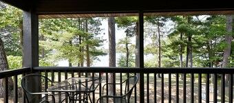 All 4 lakefront condos! Private beach, dock, sauna, club room, decks.