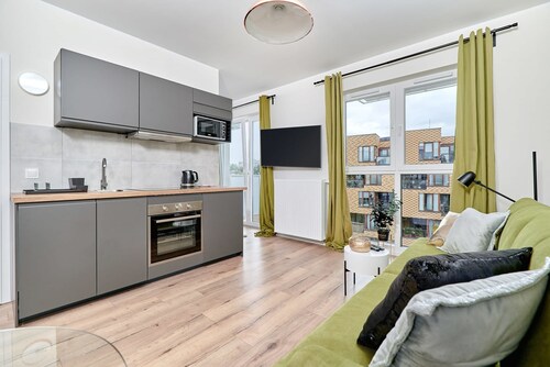 Functional Apartment in Wrocław | Balcony | WiFi