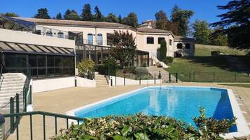 Indoor pool, seasonal outdoor pool