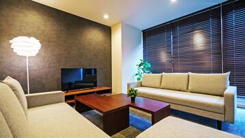 Appartement, 1 chambre, non-fumeurs (K type) | Salle de séjour | Télévision à écran plat