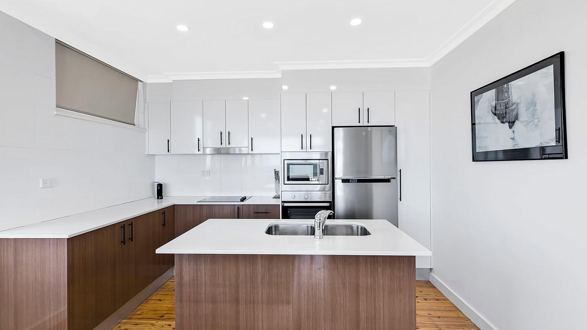 Fridge, oven, toaster