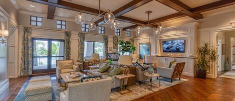 82-inch Smart TV with cable channels, TV, video game console