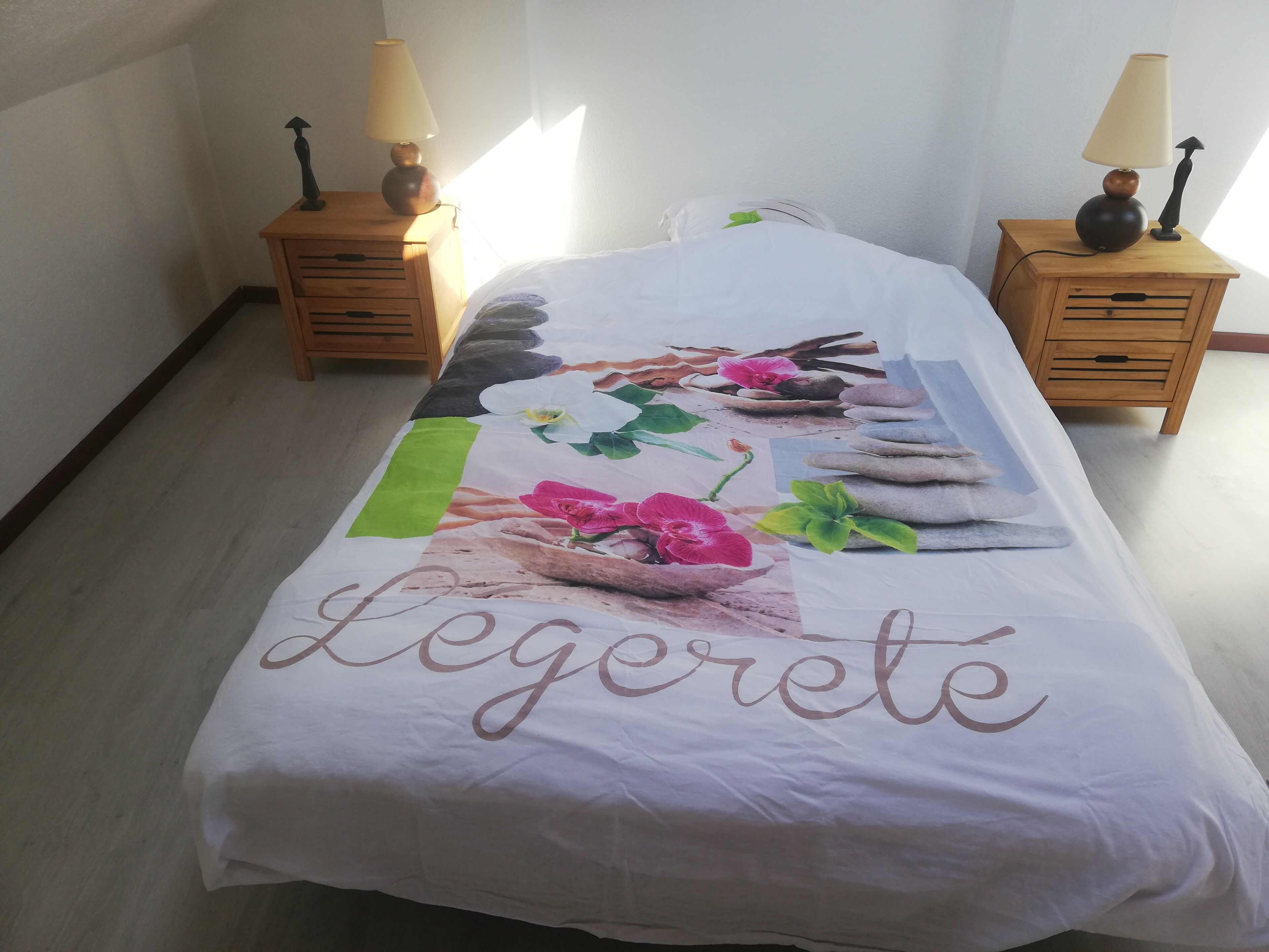 2 habitaciones y ropa de cama 