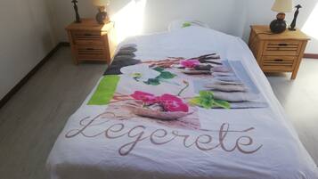 2 slaapkamers, beddengoed