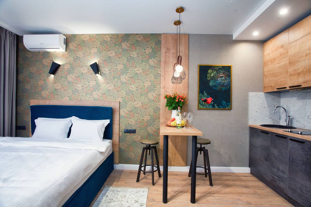 Appartement Supérieur, balcon | Coin séjour