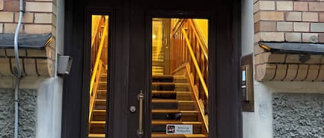 Interior entrance