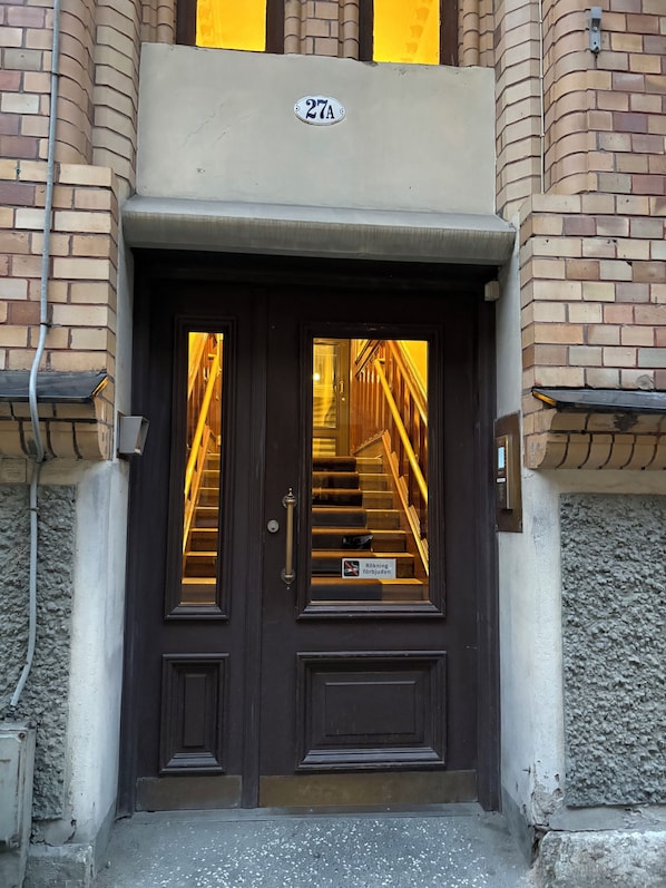 Interior entrance