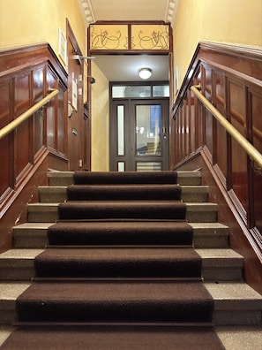Interior entrance
