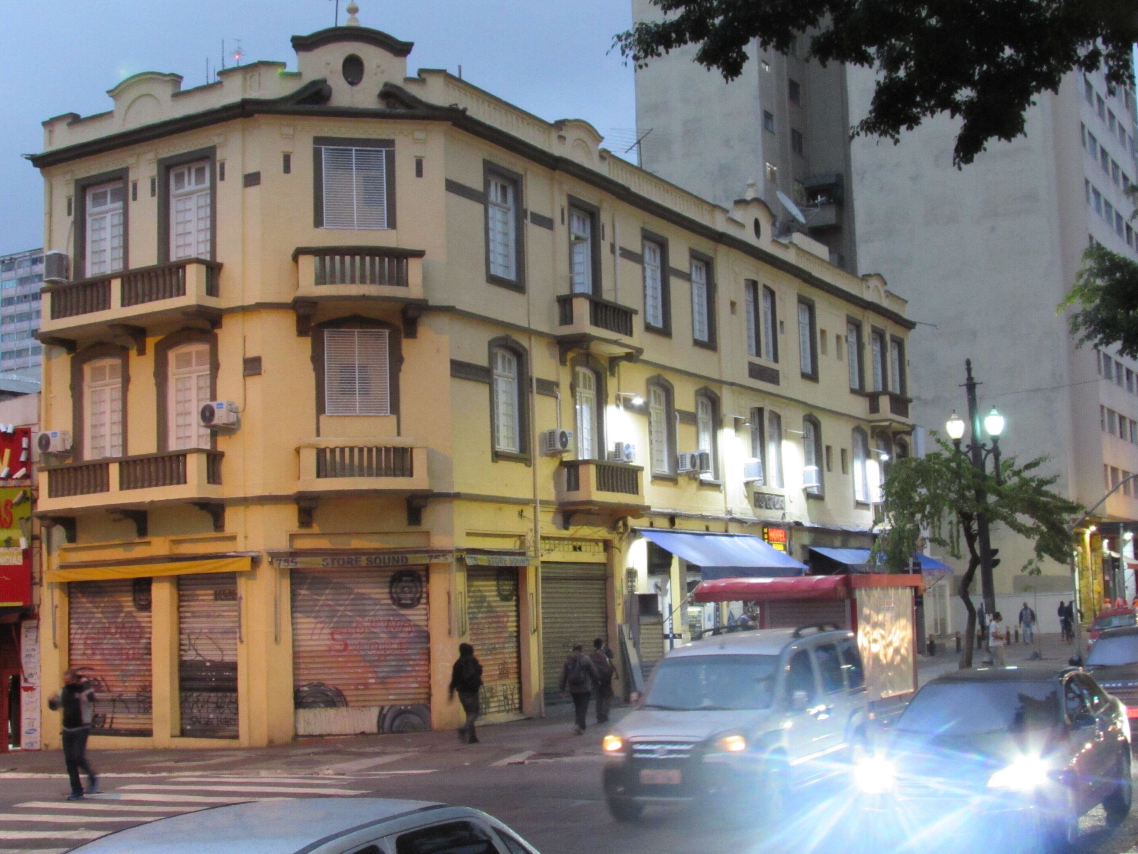 front of property – evening/night