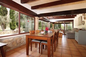 Dining - MARTORELLET. Delightful villa close to Cala San Vicente (Cala San Vicente)