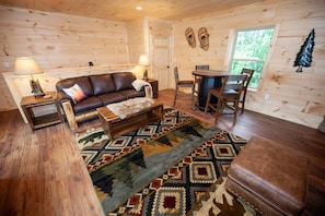 TV, fireplace, video games