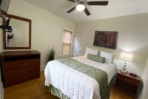 4 bedrooms, iron/ironing board, travel cot, free WiFi