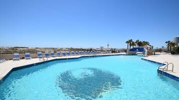 Indoor pool, a heated pool