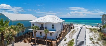 Coastal Cabana! 7 Bed 7 Bath Gulf Front Luxury Home!  Private Heated Pool!