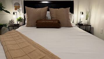 2 bedrooms, iron/ironing board, travel crib, free WiFi