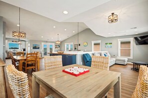 Dining - The Treasure Chest: Ocean View House with Backyard Pool (Oak Island)