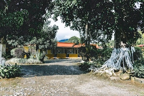 Entrada de l'allotjament