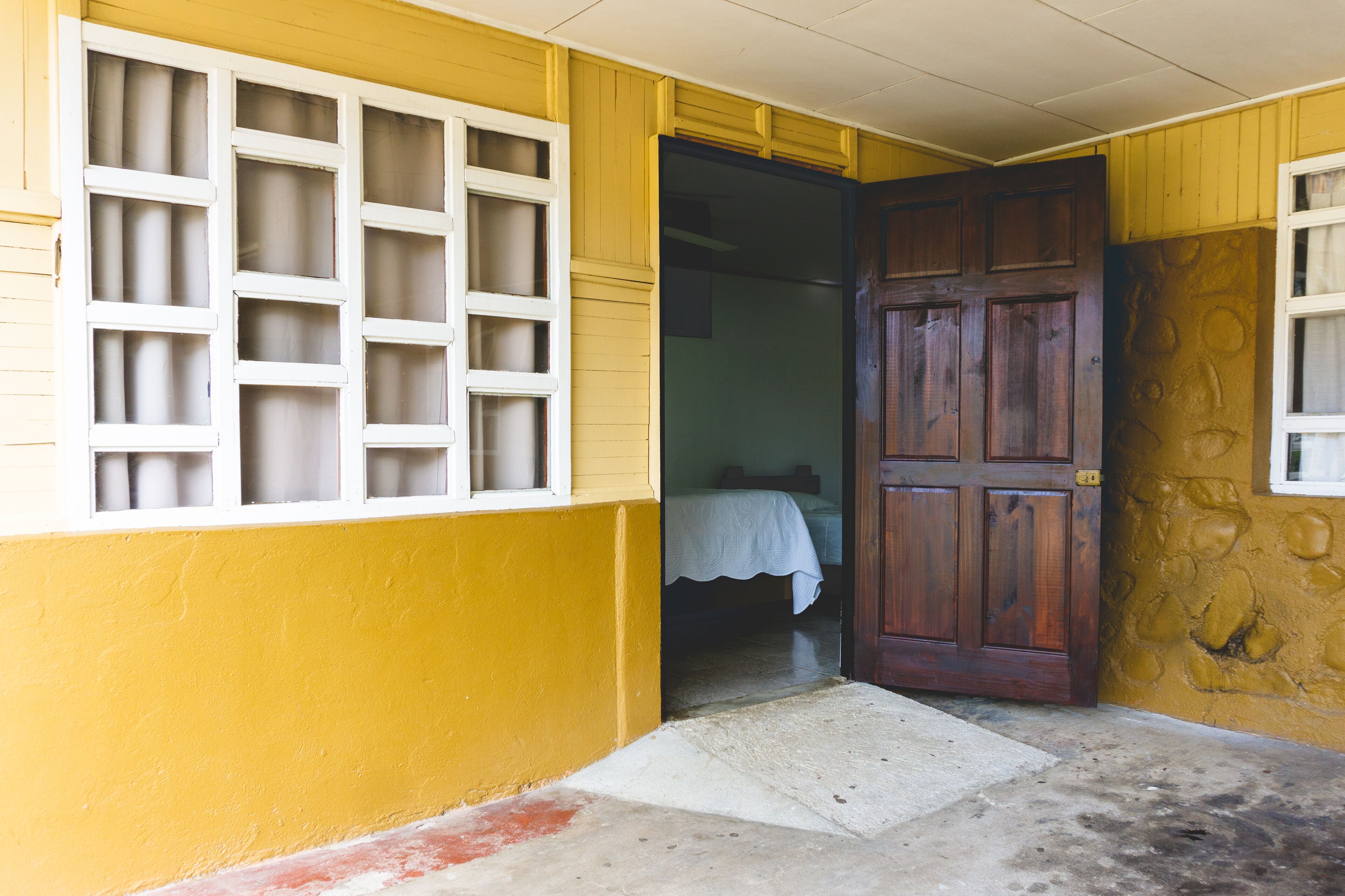 Interior entrance