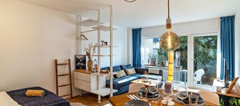 Cosy Studio Apartment in Quiet Area with Wi-Fi, Terrace & Garden