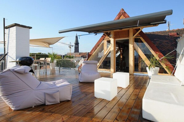 Apartment (City Penthouse mit Dachterrasse) | Außenbereich