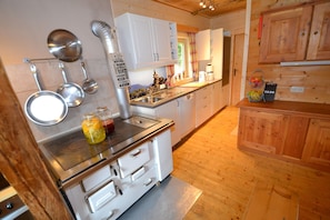 Réfrigérateur, micro-ondes, plaque de cuisson, lave-vaisselle