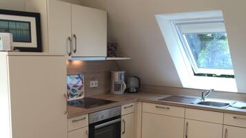 Fridge, stovetop, dishwasher