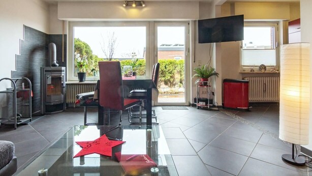 TV, fireplace - Bungalow Nordseezauber (Norden)