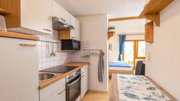 Apartemen (Apartment mit Balkon) | Dapur pribadi | Lemari es dan mesin pencuci piring