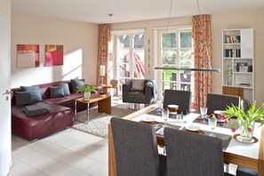 Ferienhaus (Haus Dünengarten) | Wohnzimmer