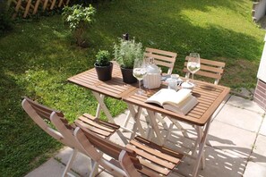 Căn hộ (Luxus Ferienwohnung Ausspann) | Ban công