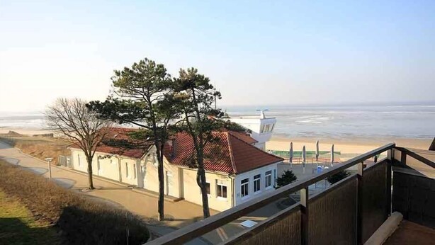 Balcony - Ferienwohnung 37 mit Meerblick, Residenz Meeresbrandung Duhnen (Cuxhaven)
