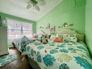 5 bedrooms, iron/ironing board, travel crib, free WiFi - 5 Bedroom, 3 Bath OCEANFRONT Home With Incredible Deck, Sleeps 10-12 (Ocean Isle Beach)