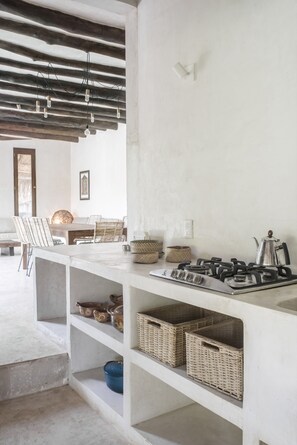 Fridge, oven, stovetop, coffee/tea maker - Boutique Resort in Mayan Jungle, Solferino, Quintana Roo (Solferino)