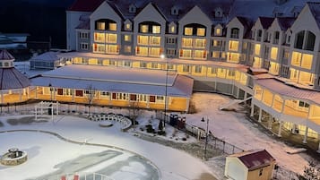 Piscine extérieure, piscine chauffée