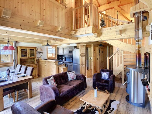 Apartment Lyra, Samoens, 3 bedrooms, charming features and panoramic views