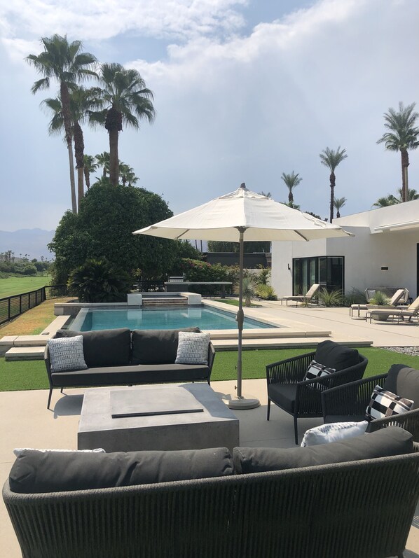 Outdoor pool, a heated pool - Luxury Home with Spectacular Mountain Views (Indian Wells)