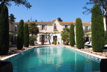 Vue sur piscine